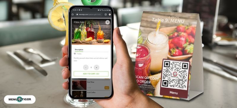 Menú Digital con QR y Versión Física